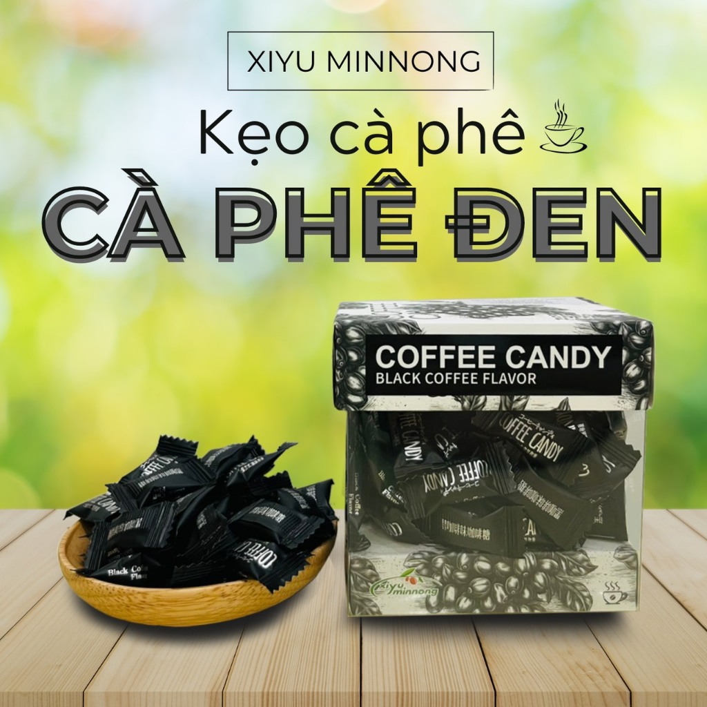 Kẹo Cà Phê Coffee Candy Hộp 70g Đài Loan - Giúp Tỉnh Táo, Tinh Thần Sảng Khoái, Món Ăn Vặt Mỗi Ngày