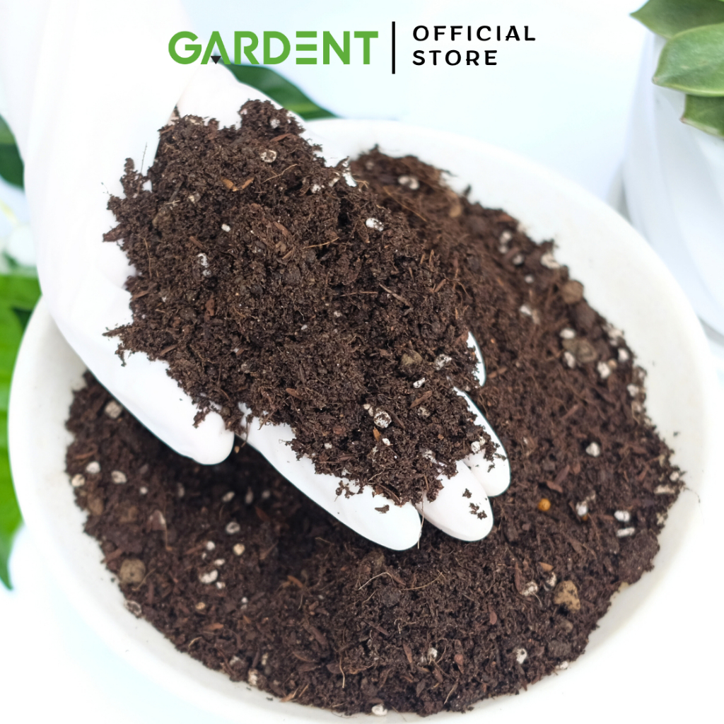 Đất Trồng Hoa Hồng Hữu Cơ GARDENT Đất Trộn Sẵn Nguyên Chất 100% Đã Qua Xử Lý Giàu Dinh Dưỡng Bao 2Kg 5Kg