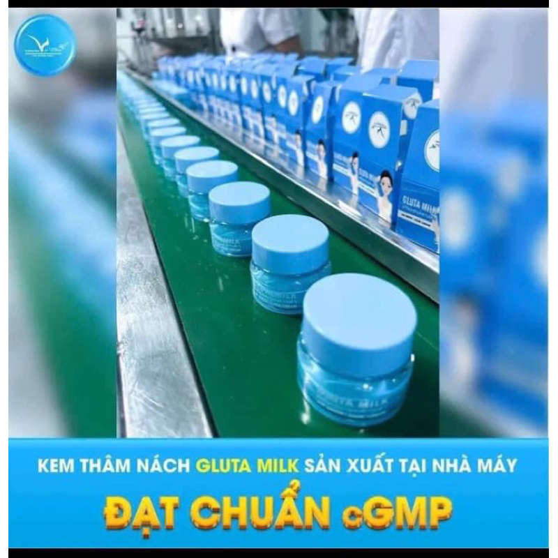 Kem thâm nách Gluta Milk Thái Lan giảm thâm, bẹn ngăn mùi hiệu quả Mua 1 tặng 1