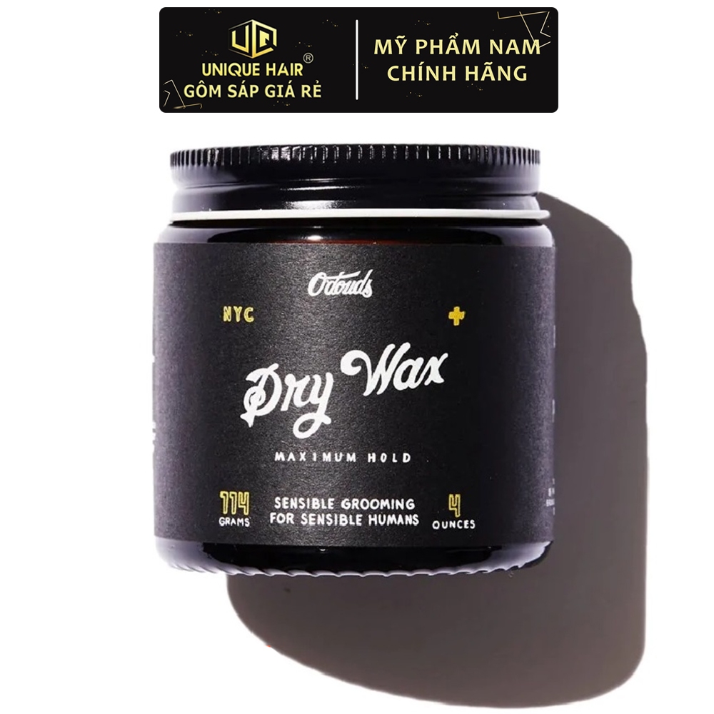 Sáp Vuốt Tóc O'douds Dry Wax 114gr - new 2023 - Chính Hãng + Quà Tặng