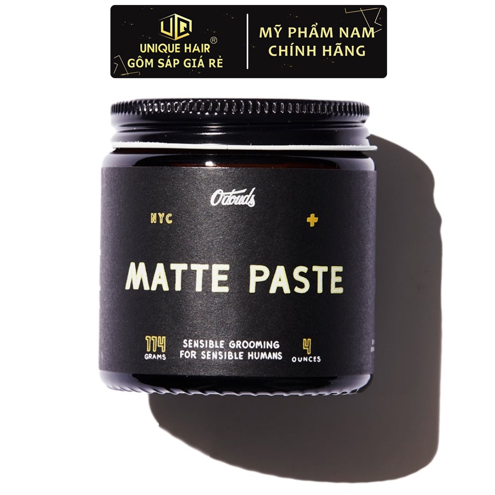 [CHÍNH HÃNG] Sáp Vuốt Tóc O'douds Matte Paste - version 5 - Strong Hold  - Giữ Nếp Cực Mạnh - new 2023 + Tặng lược