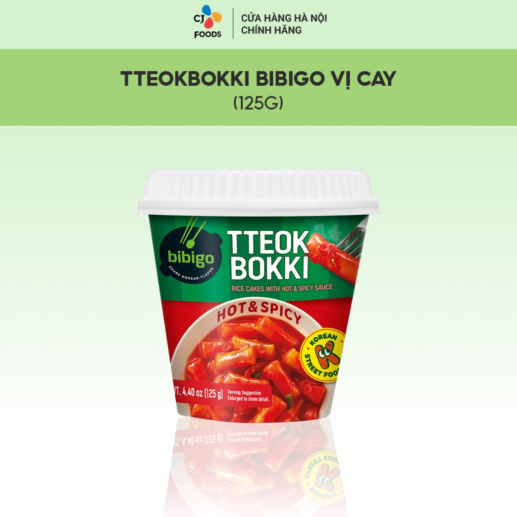 Bánh gạo Tteokbokki Hàn Quốc Bibigo vị Phô mai/ Cay /Cay ngọt _Dẻo dai đậm đà