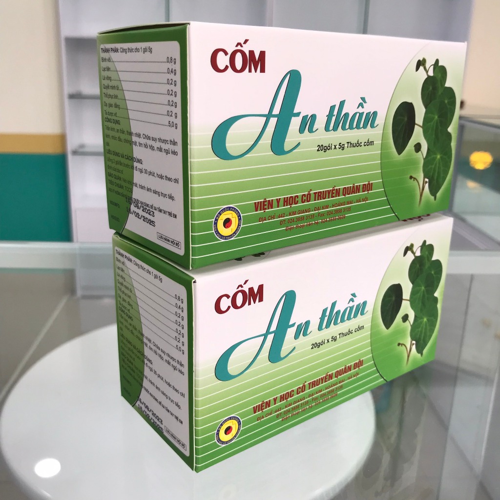 Cốm An Thần Viện Y học Cổ truyền Quân đội - Ngủ ngon, giảm stress