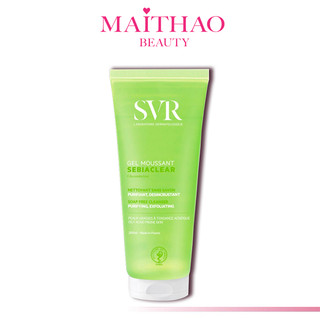 Gel rửa mặt dành cho da dầu SVR Sebiaclear Moussant 200ml