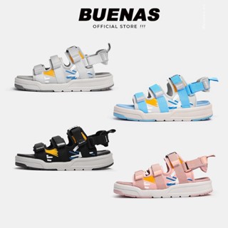 Giày sandal Buenas 6818 CRAYON quai ngang trẻ trung - dép quai hậu nam nữ học sinh đi học