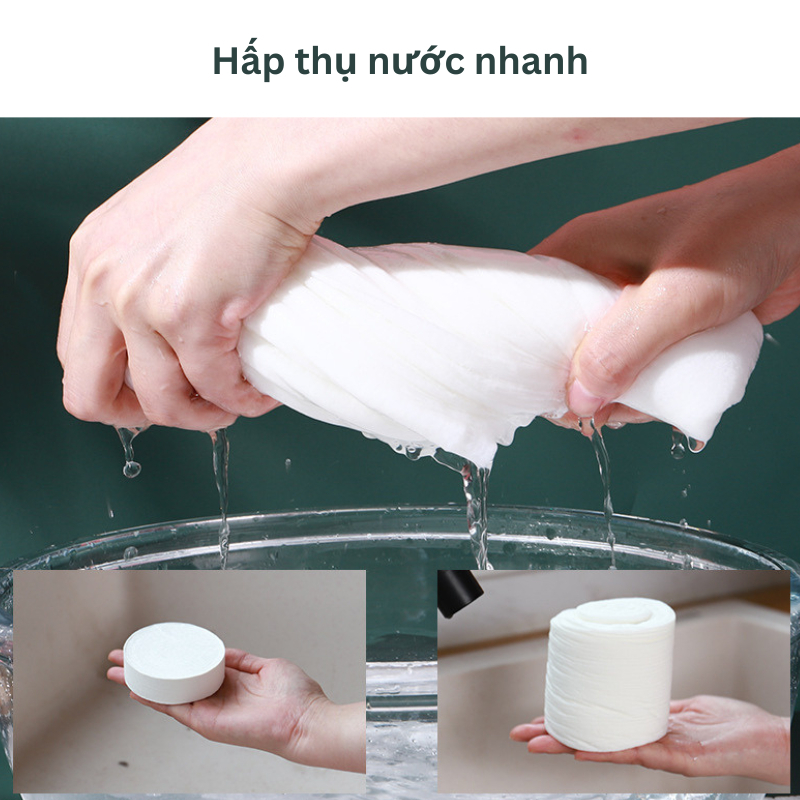 Khăn Giấy Nén, Khăn Mặt Nén Đi Du Lịch Khăn Ướt Nén Viên Kẹo Chữ Nhật Dài 30Cm,Khăn Nén Tiện Dụng Đi Du Lịch. | BigBuy360 - bigbuy360.vn