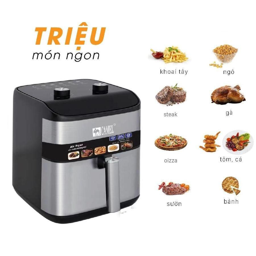 Nồi Chiên Không Dầu CAMEL 15L Bảo Hành 1 Năm