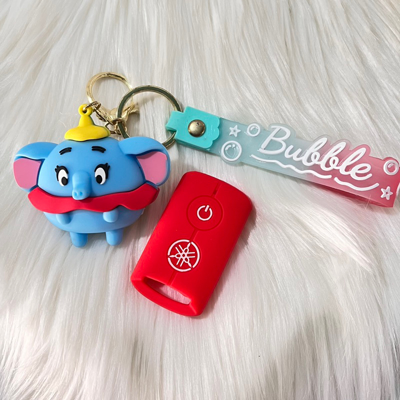 Combo Bọc Silicon chìa khoá YAMAHA Smartkey  Exciter 155 VVA, NVX, Janus, Nozza Grande, Latte Mix Móc khoá Cao Cấp