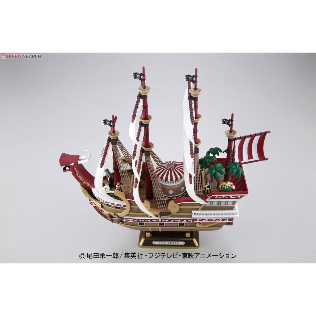 Mô hình lắp ráp Red Force One Piece 04 | Figure tàu băng hải tặc tóc đỏ trang trí decor