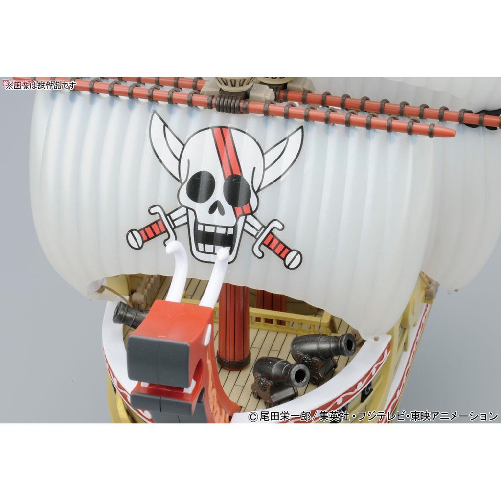 Mô hình lắp ráp Red Force One Piece 04 | Figure tàu băng hải tặc tóc đỏ trang trí decor