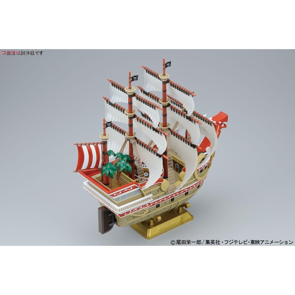 Mô hình lắp ráp Red Force One Piece 04 | Figure tàu băng hải tặc tóc đỏ trang trí decor