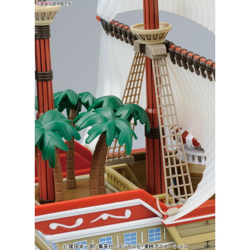 Mô hình lắp ráp Red Force One Piece 04 | Figure tàu băng hải tặc tóc đỏ trang trí decor