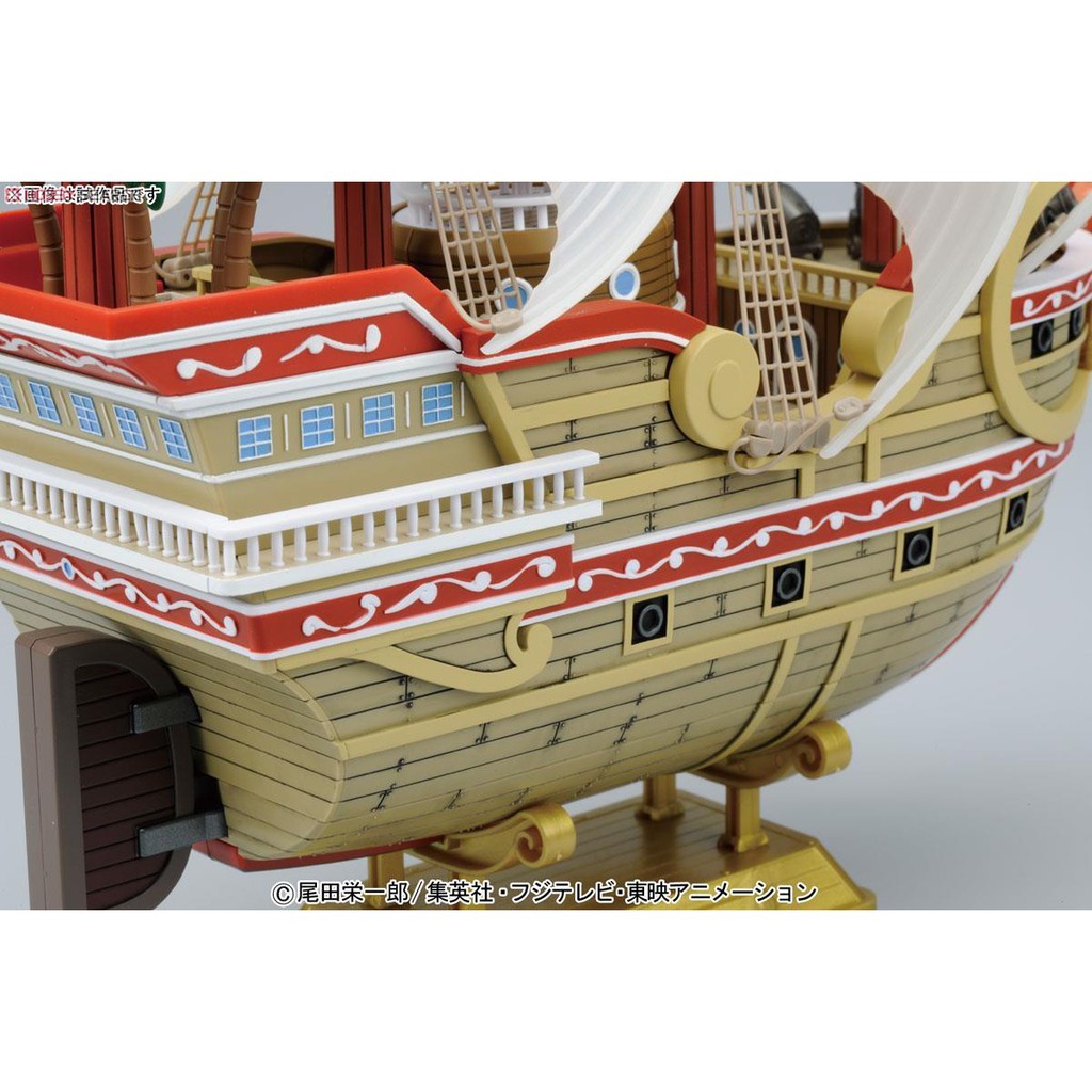 Mô hình lắp ráp Red Force One Piece 04 | Figure tàu băng hải tặc tóc đỏ trang trí decor