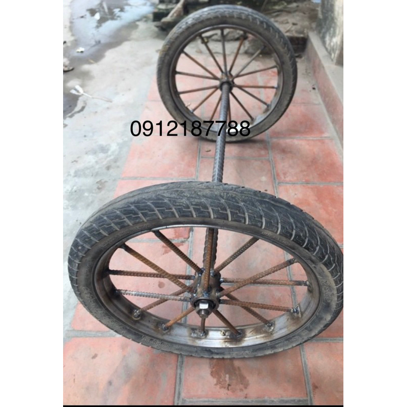 Bánh Xe Lôi , Xe bò  14 nan