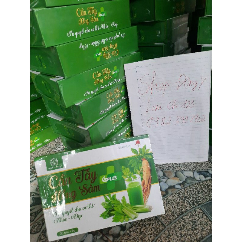 Cần tây hồng sâm Lan chi_chinhs nhãng 100%_mẫu mới