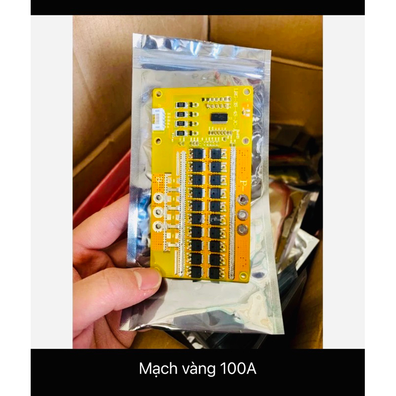 Mạch BMS 4S 12.8V 150A pin sắt