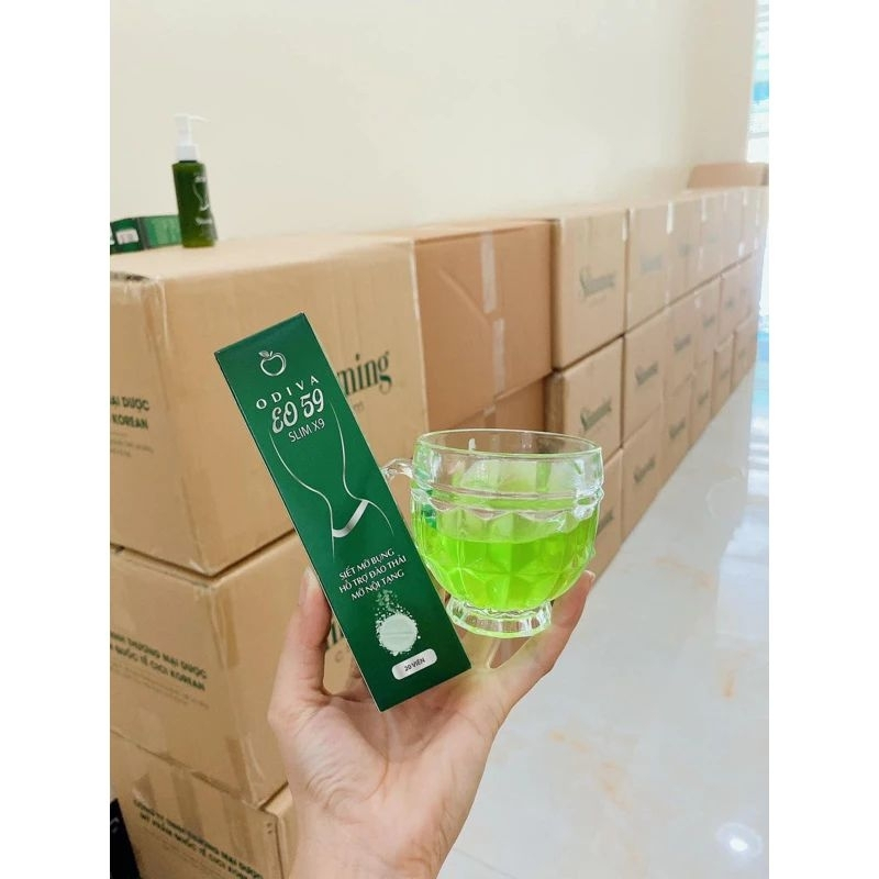 Viên Thải Mỡ Dạng Sủi Eo 50 Slim X9 Odiva- 20 viên