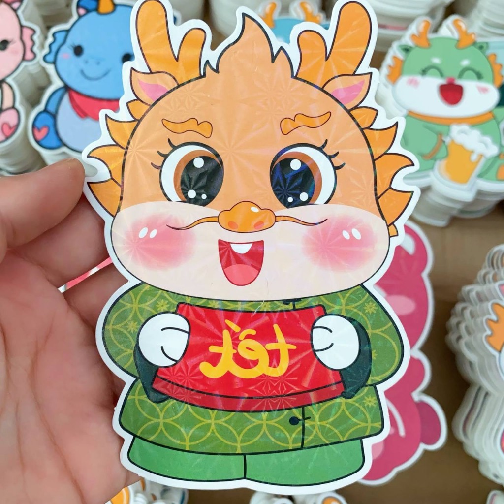 Sỉ Combo 500 bao lì xì chipi hoạt hình tết Quý Mão 2023