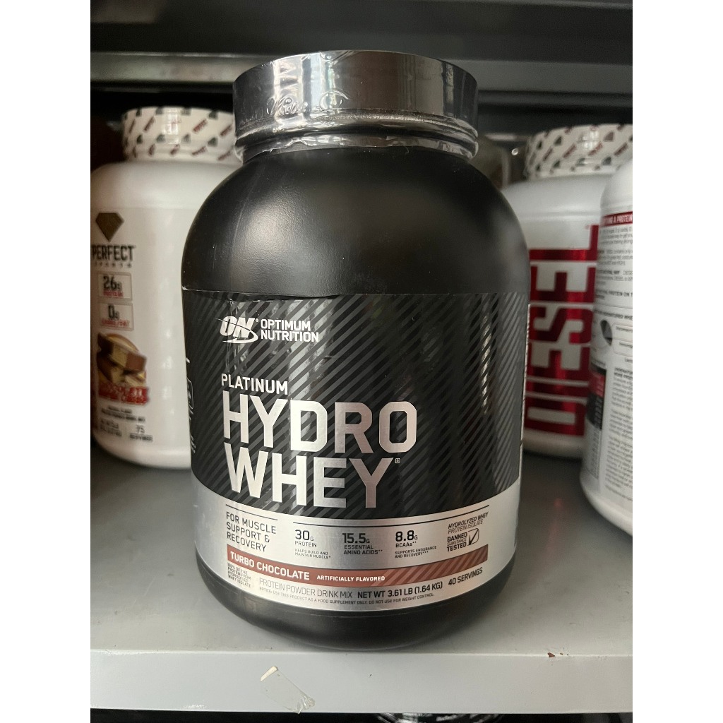 Bột đạm dinh dưỡng thể thao thể hình PLATINUM HYDRO WHEY 1.64KG hỗ trợ tăng cơ từ thương hiệu OPTIMUM NUTRITION