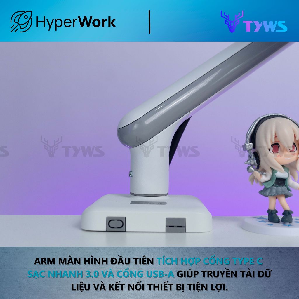 Giá Đỡ Màn Hình HyperWork A1C HPW-A1C