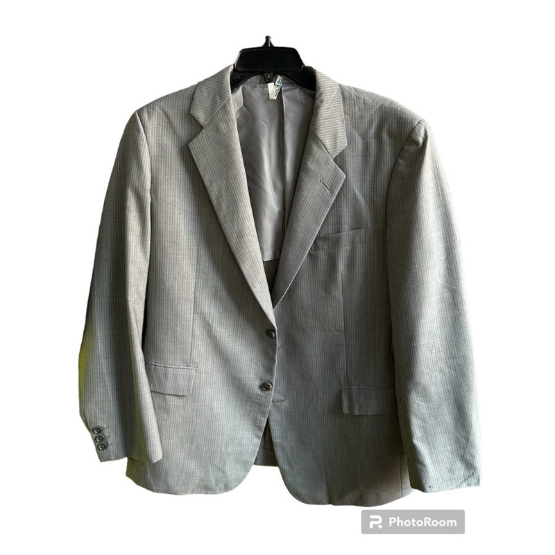 ❣️Set Vest Bộ Nam Vintage Hè ThuXám sọc dọc nhuyễn 1 lớp 2hands 💯