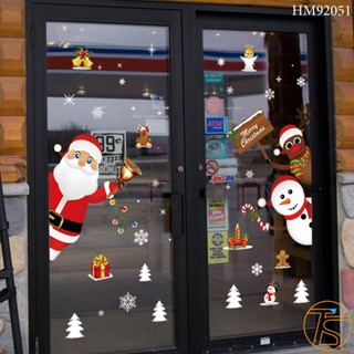 Decal Dán Trang Trí Noel Cửa Kính Lối Vào, Cửa Sổ Dịp Giáng Sinh, Decal Tết 2025