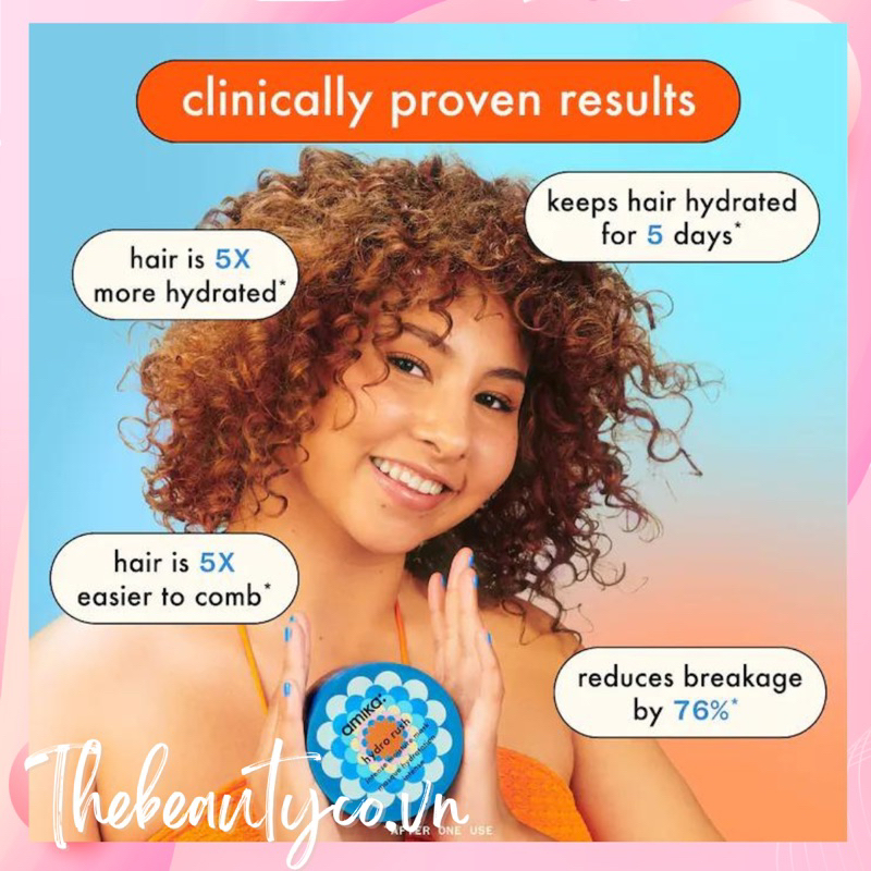 Mặt nạ tóc amika Hydro Rush Intense Moisture Hair Mask 250ml