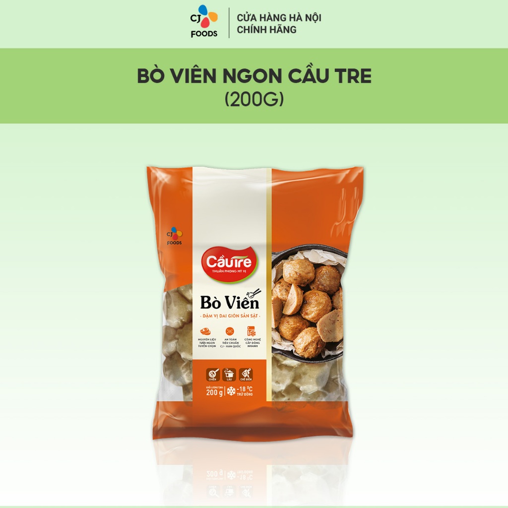 Bò viên ngon Cầu Tre  - Gói 200g/ 500g