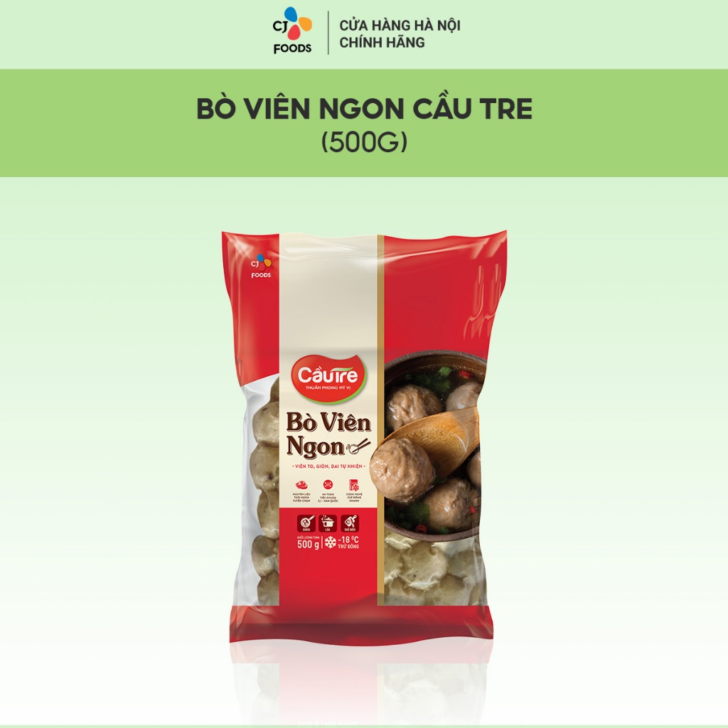 Bò viên ngon Cầu Tre  - Gói 200g/ 500g