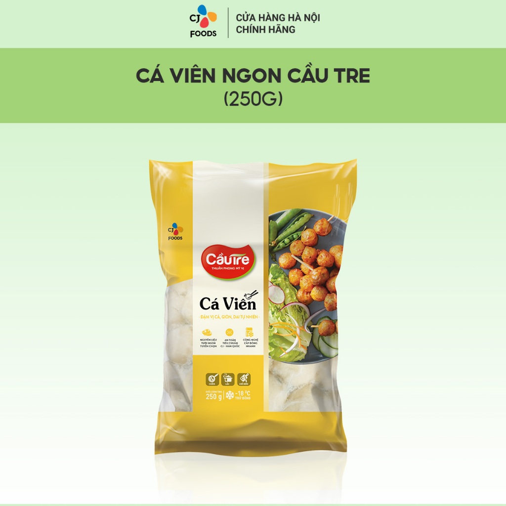 Cá viên ngon Cầu Tre 250g (chiên/ thả lẩu