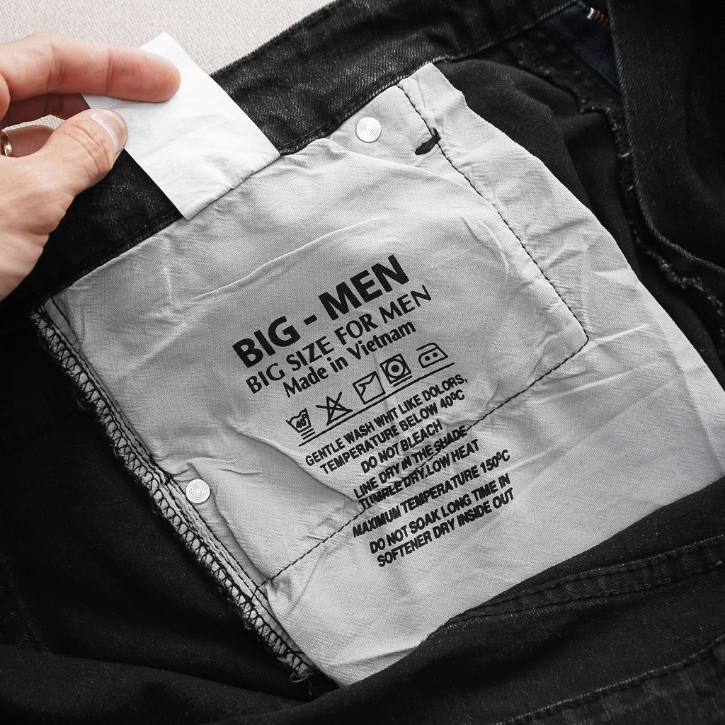 QUẦN SHORT JEAN đen NAM BIG SIZE - ĐEN TRƠN