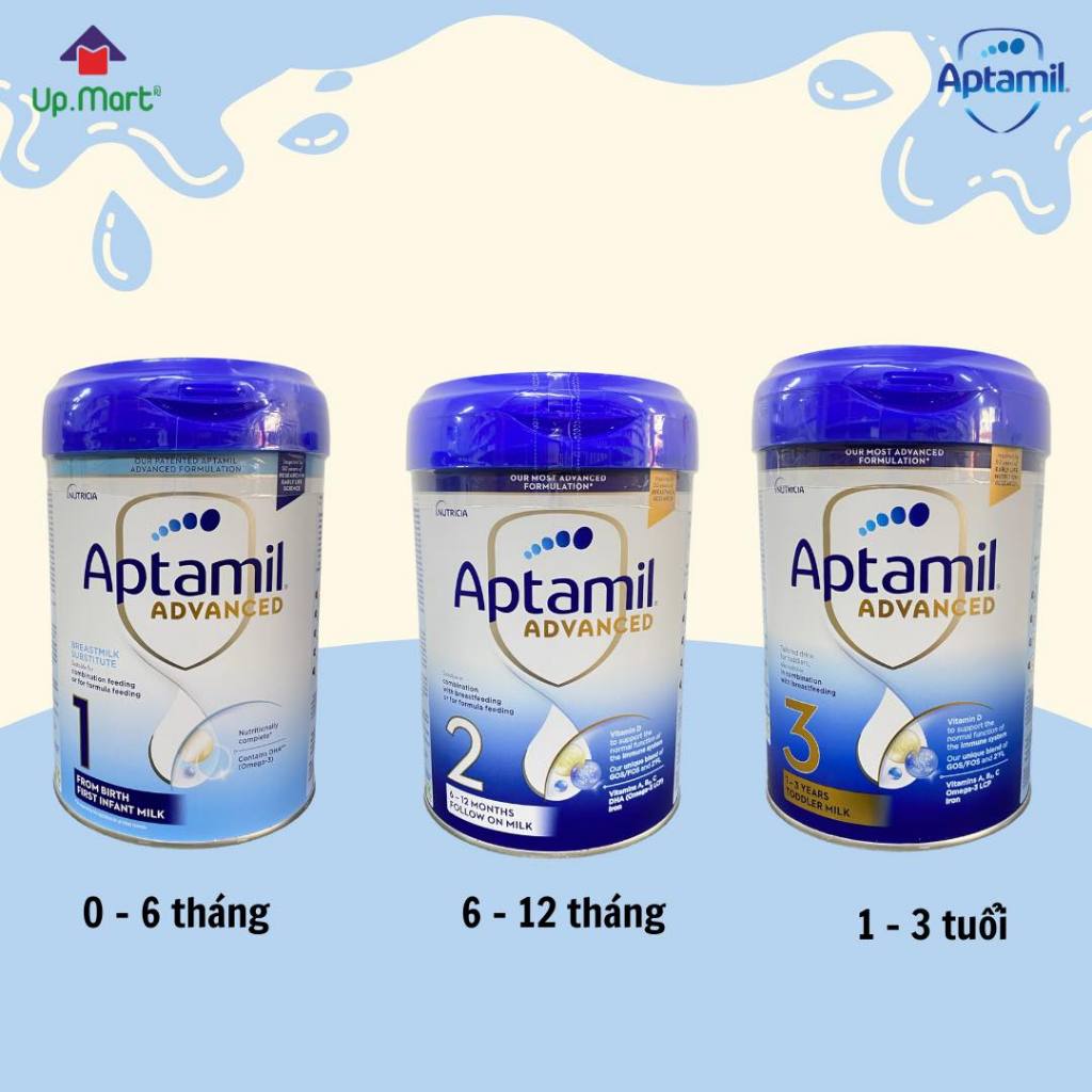 ✈️ SỮA BỘT APTAMIL ADVANCED  ANH 800g