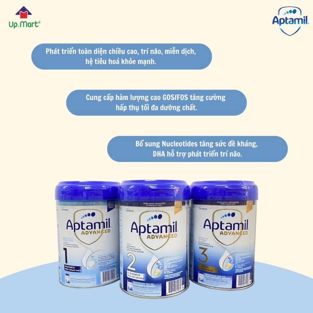 ✈️ SỮA BỘT APTAMIL ADVANCED  ANH 800g