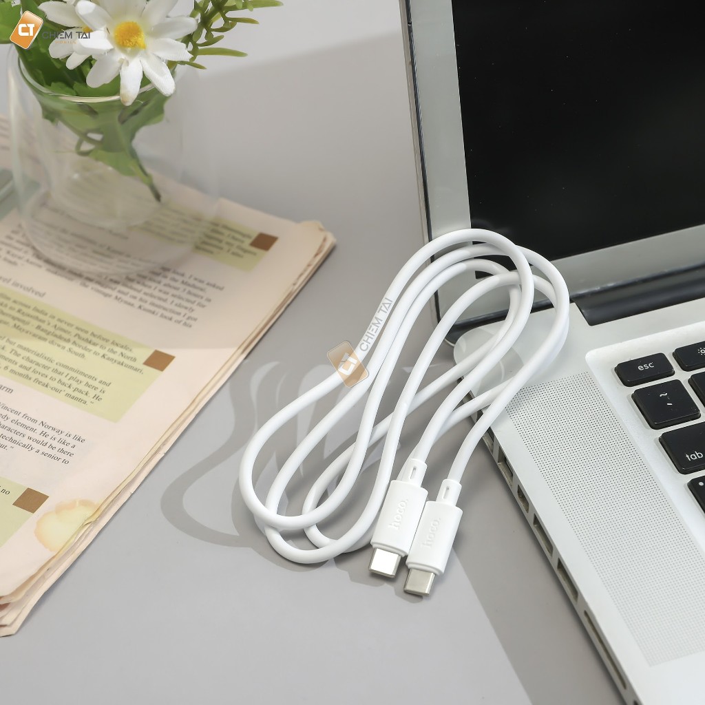 Cáp sạc nhanh PD60W Type-C Hoco X88 dây dẻo siêu bền dài 100cm