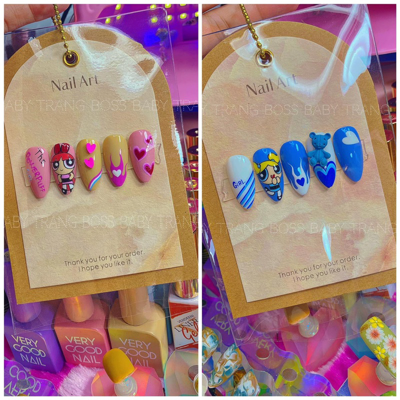Giấy Nail Box Bìa Cứng Cáp Tiện Lợi Làm Mẫu Nail💅💅💅