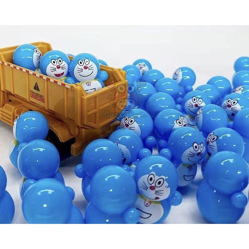 Đồ chơi lật đật mini hình Doraemon đáng yêu, đồ chơi trang trí dễ thương cho mọi người