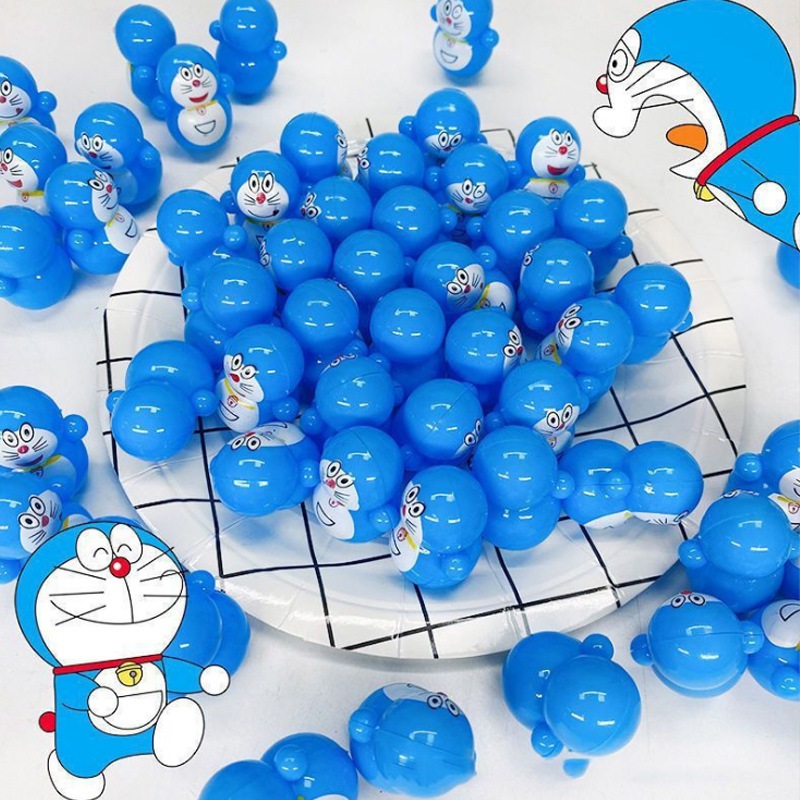 Đồ chơi lật đật mini hình Doraemon đáng yêu, đồ chơi trang trí dễ thương cho mọi người