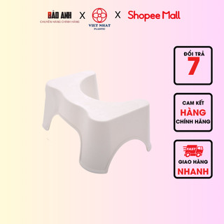 Ghế kê chân nhà vệ sinh Việt Nhật - Ghế kê chân toa lét 2136 chính hãng