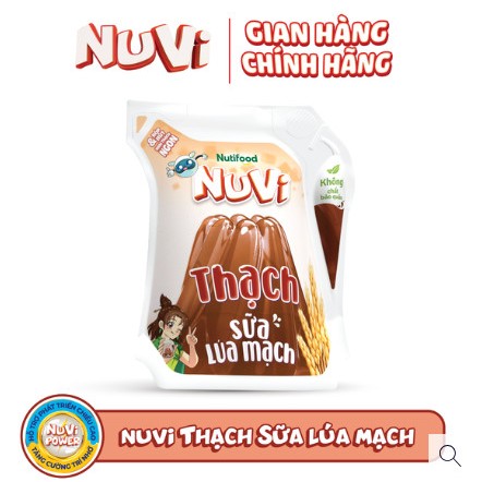 Nuvi Jelly Thạch Nho- Đào- Lúa Mạch- Túi NuVi Power 110ml - Sữa Tươi Sản Phẩm Mới