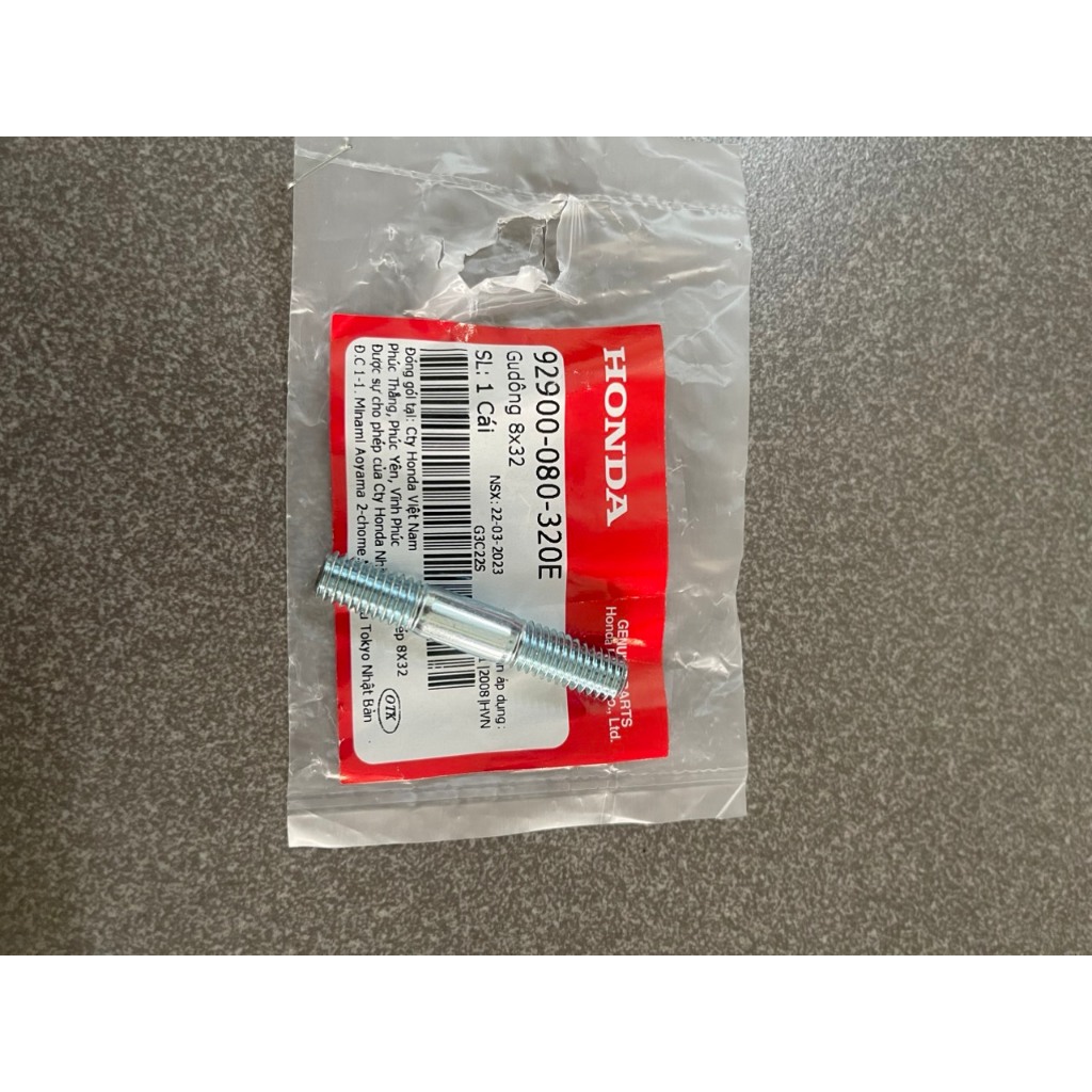 Ốc co đầu bò xe rsx110 s110 rs110 an pha bụng 110 chính hãng 92900080320E