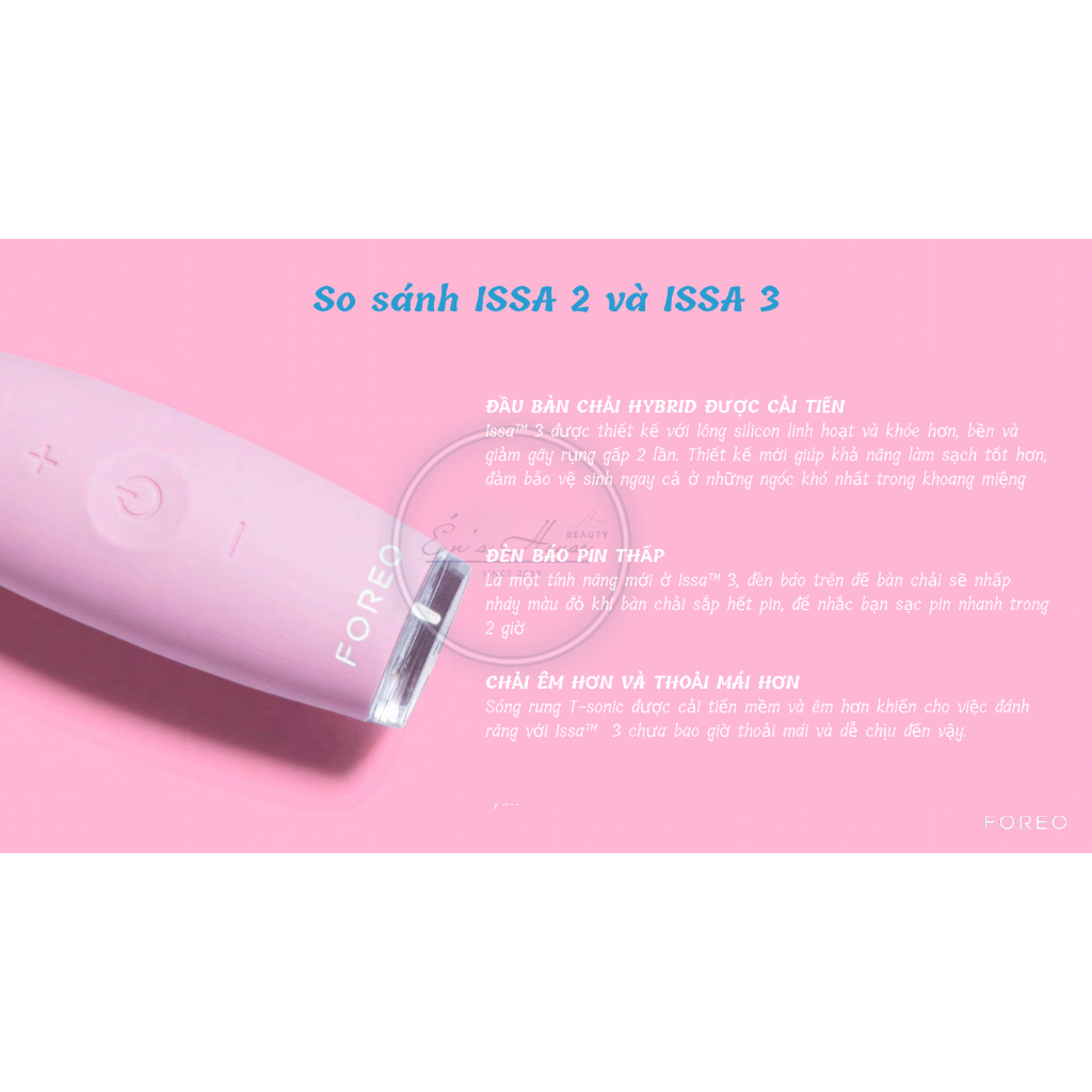Bàn Chải Điện FOREO Issa 3 |BH 2 Năm, Đủ Bill