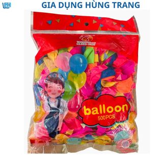 Túi 500 quả bóng bay - Túi hơn 30 quả bóng bay kèm bơm