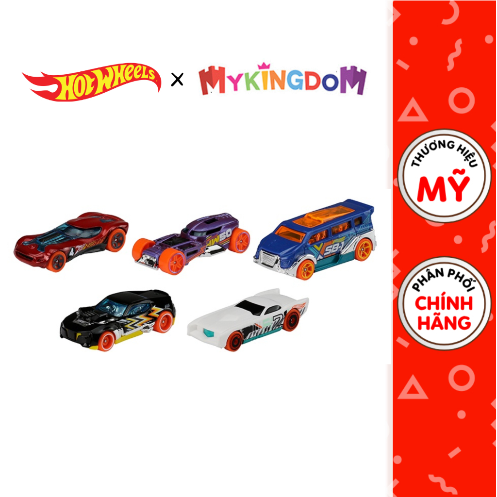 Mô Hình Đồ Chơi Hot Wheels Bộ 5 Siêu Xe 1806H - Giao hàng ngẫu nhiên