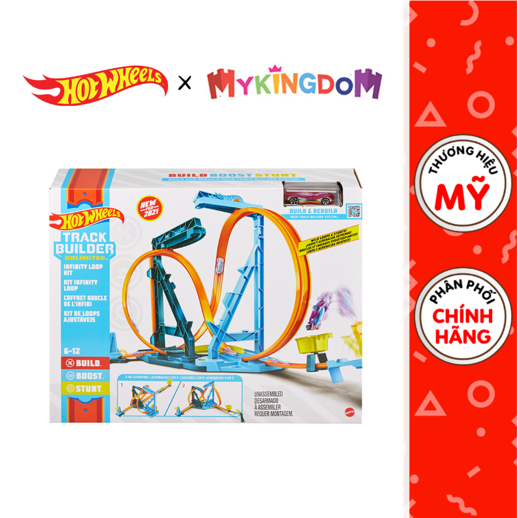 Mô Hình Đồ Chơi Hot Wheels Đường Đua Vô Cực GVG10