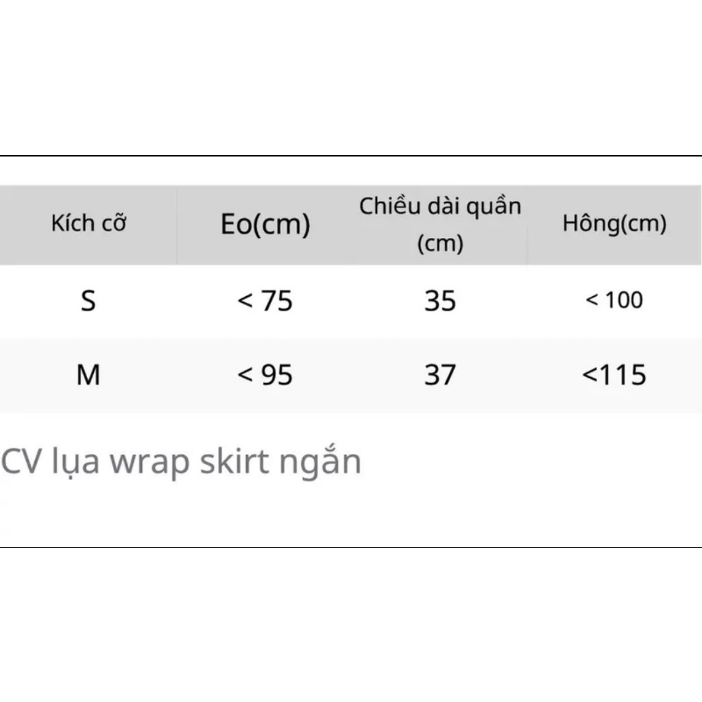 Chân váy lụa form ngắn xòe wrap skirt La Rosie Boutique