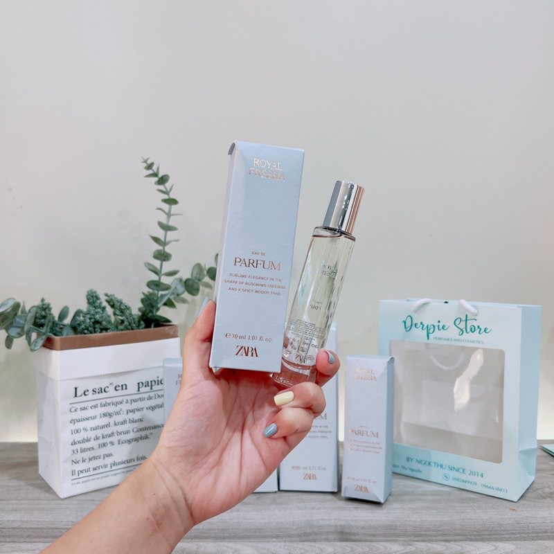 Nước hoa nữ Zara Chapter No.5 Collection EDP : Majestic Lilas/Noble Wisteria/Queen Plumrose/Royal Freesia