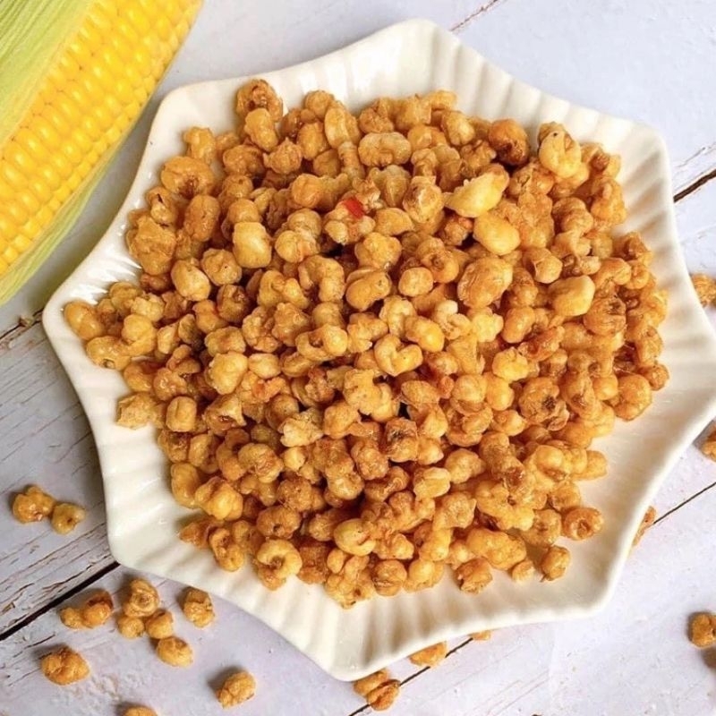 500G Ngô giòn xóc mắm _ ngô sấy giòn xóc đủ vị thơm ngon
