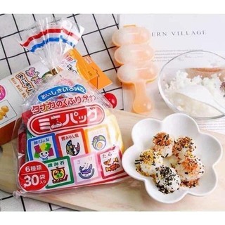 Gia vị rắc cơm takana 30 gói- 6 vị date 1/25