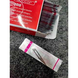 Một Lưỡi dao mặn mụn, cắt bột đắp móng inox