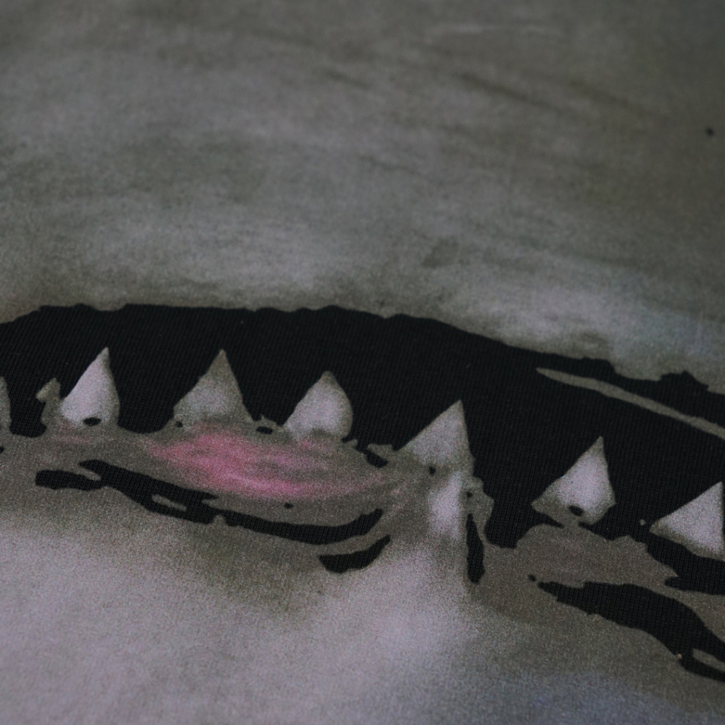 Áo thun cá mập nam nữ form rộng tay lỡ vải cotton organic hàng cao cấp QC